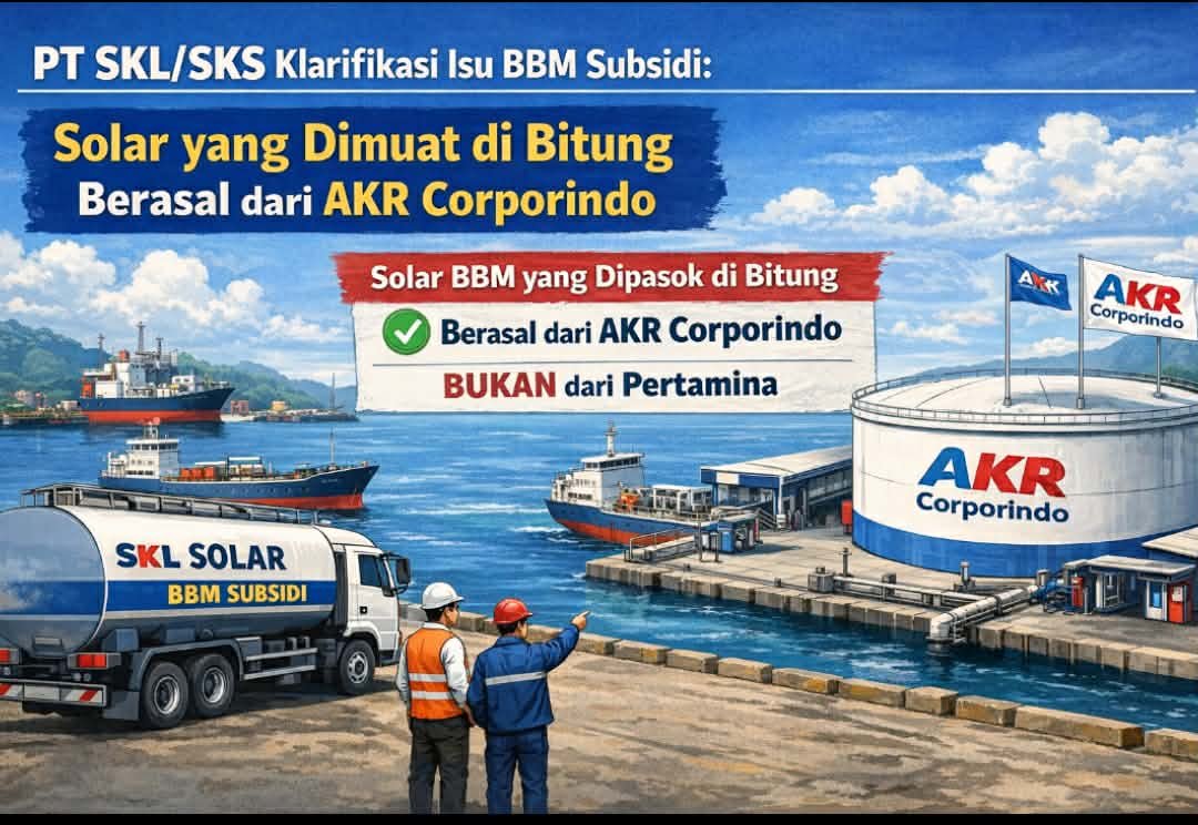 MCI Media : PT. SKL/SKS Tegaskan Kegiatan Loading BBM Didermaga Polairud Adalah Legal dari Tebusan AKR Corporindo